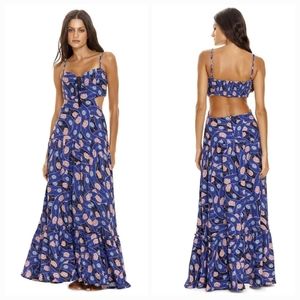 NWOT Agua Bendita Caprice Boreal Maxi Dress
